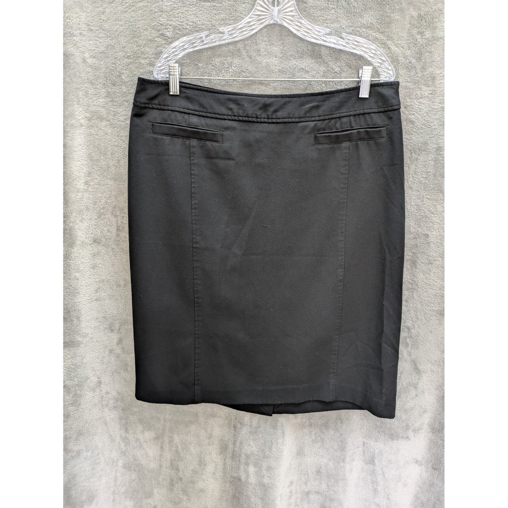 Women's Skirt 16‎ Black Knee Length Career Office Siren